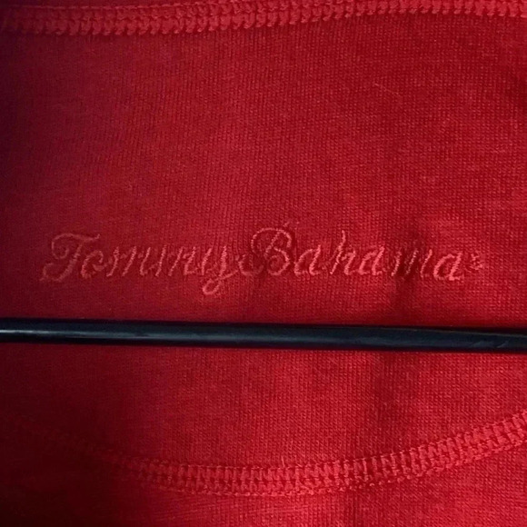 TOMMY BAHAMA WO SIZE LARGE SOFT RED ZIP FRONT JACKET WITH POCKETS CLEAN - Picture 4 of 9